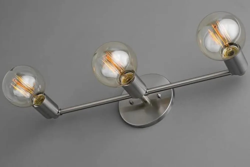 Three Bulb Minimalist Vanity Light - Bathroom Wall Light Fixture
