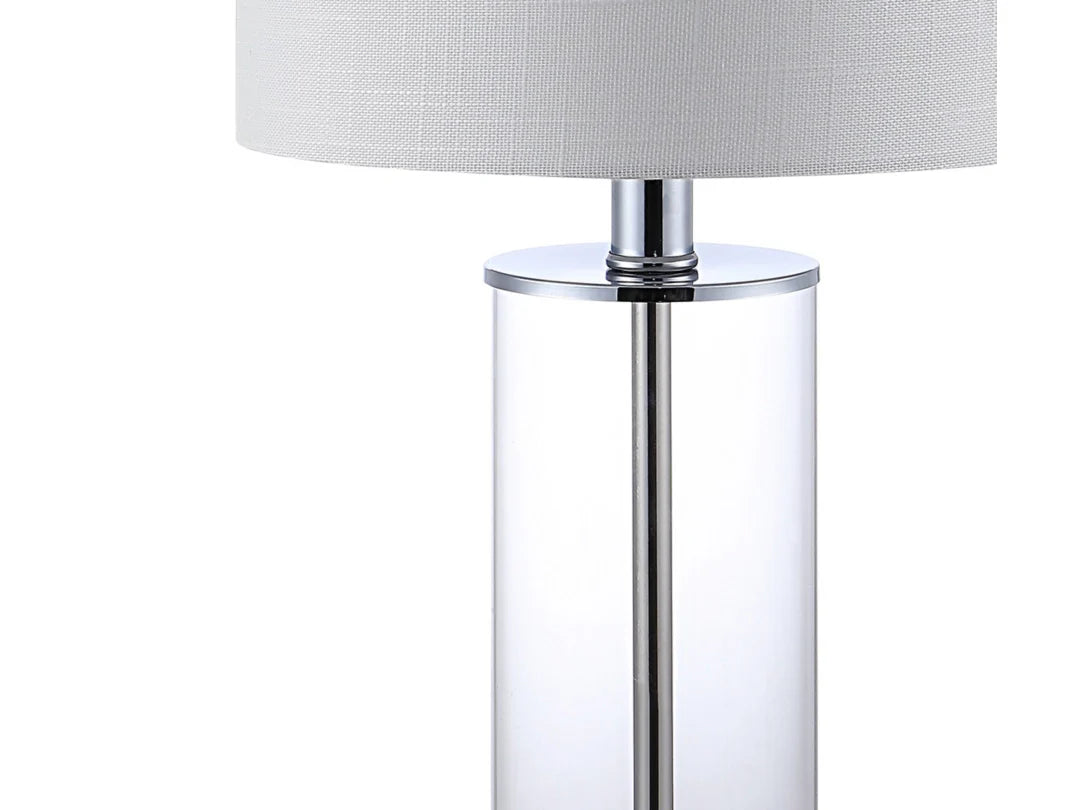Modern LED Set Of 2 Glass Table & Desk Lamp