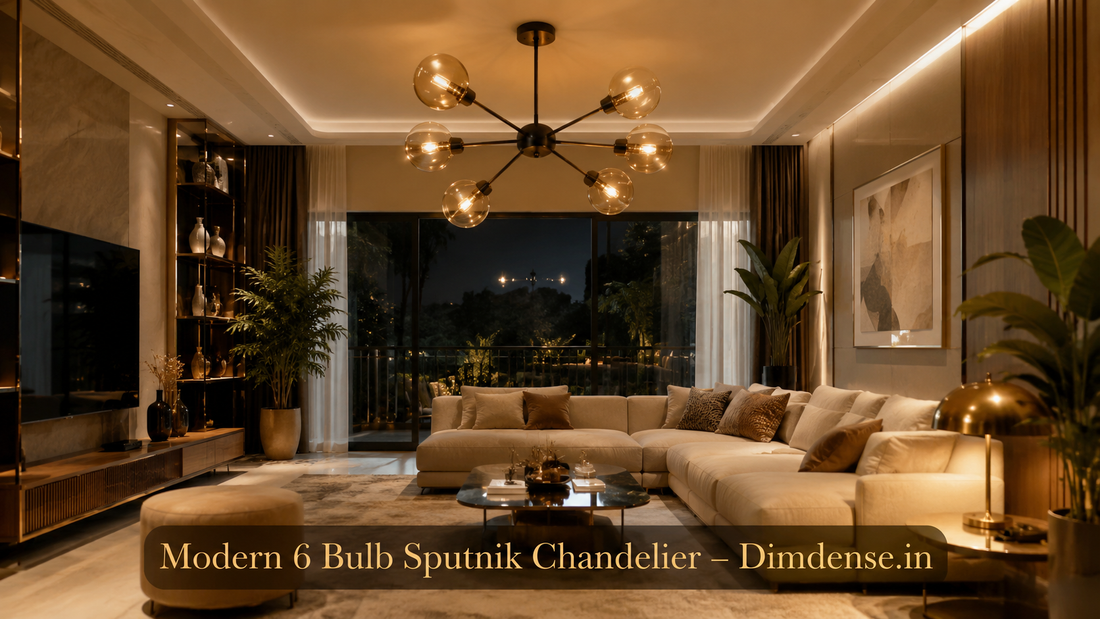 6 Bulb Sputnik Chandeliers & Metal Indoor Lights – Modern Lighting for Stylish Homes