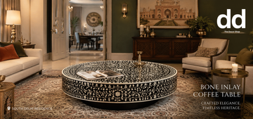 Bone Inlay Coffee table Delhi