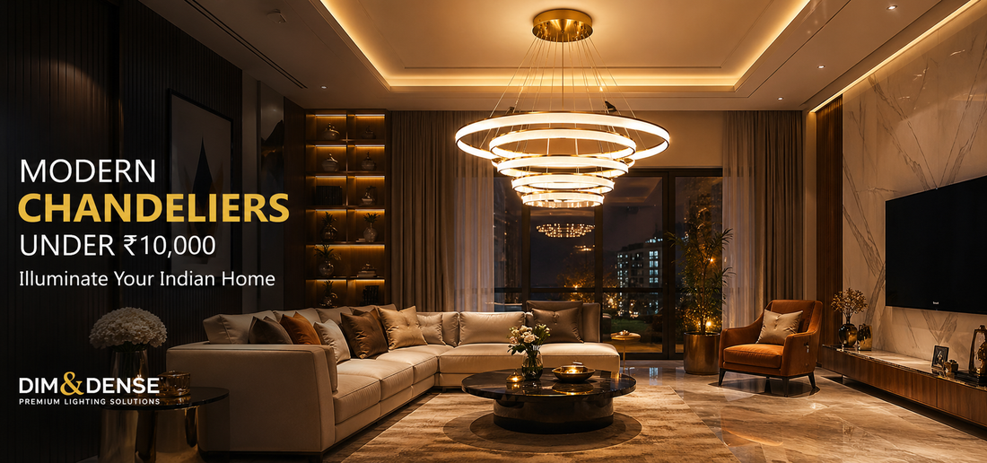 Modern Chandeliers Under ₹10,000 for Indian Homes