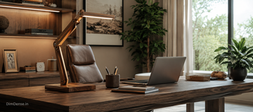 handcraft wooden Desk Lamp