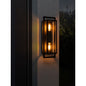 Modern Porch Light Wall Mount Exterior Wall Lamp with Clear Glass Wall Sconce