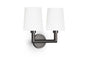 Black Cotton Cluster Wall-Mounted Lamp