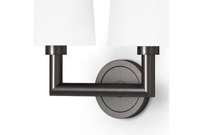 Black Cotton Cluster Wall-Mounted Lamp