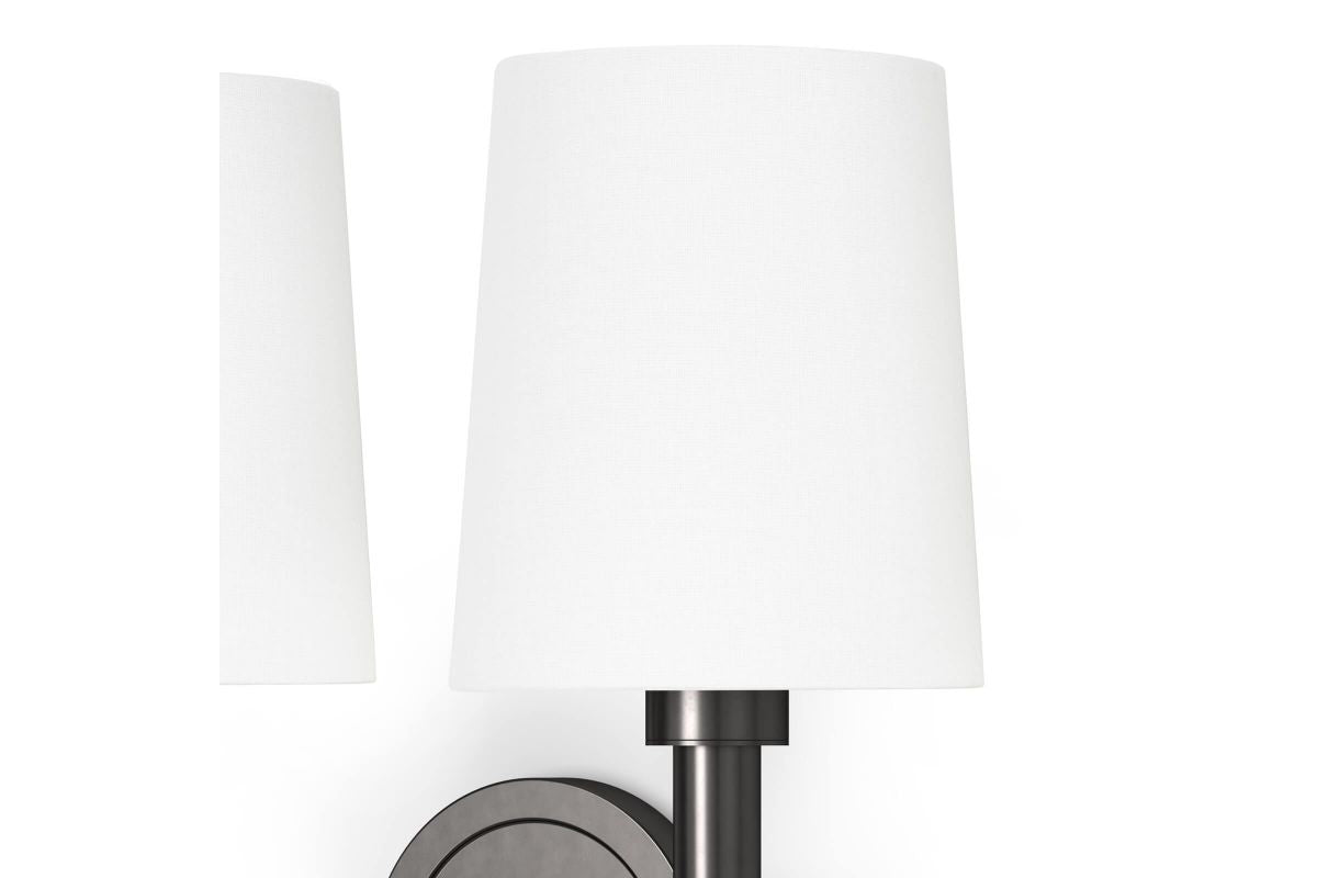 Black Cotton Cluster Wall-Mounted Lamp