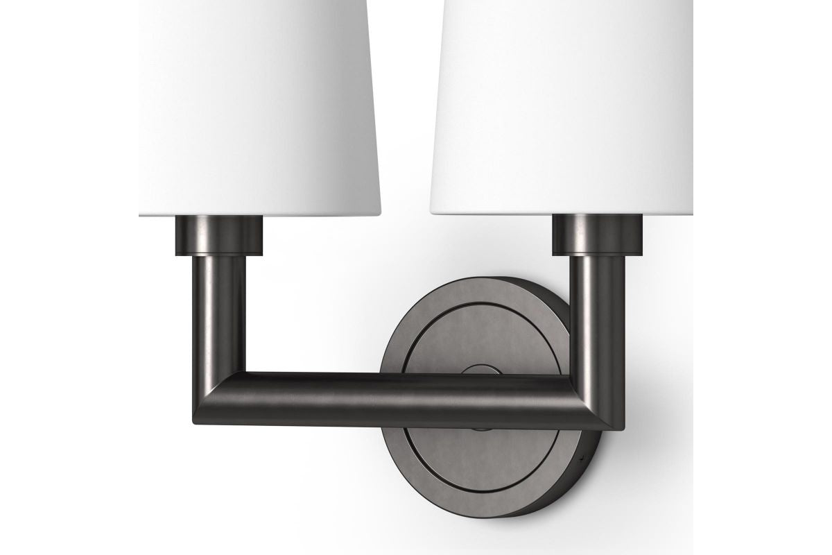 Black Cotton Cluster Wall-Mounted Lamp