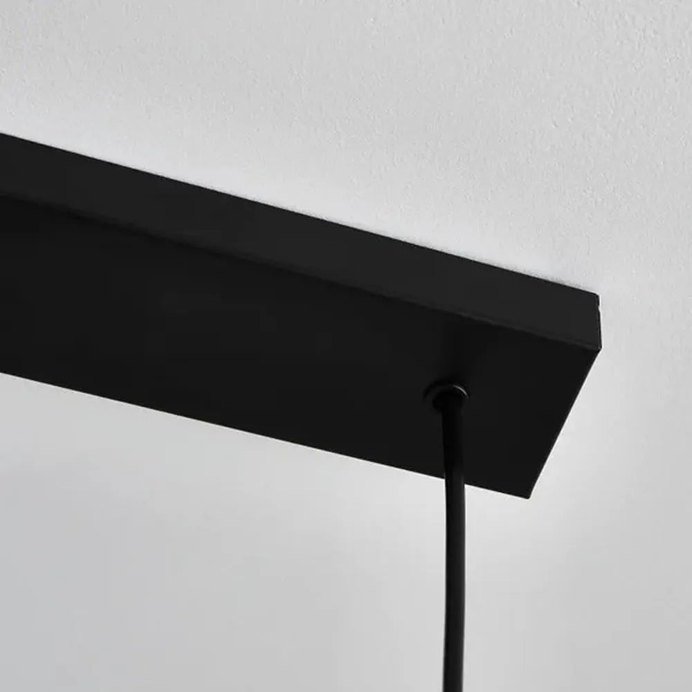 5 Light Diner Ceiling Fitting Black