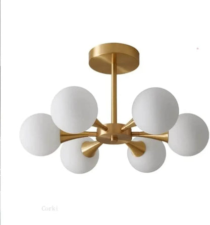 6 Lights Pendant Light For Living Room