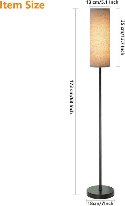Modern Standing Floor Lamp with Foot Switch
