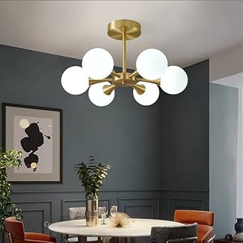 6 Lights Pendant Light For Living Room