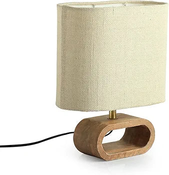 Stacked Geometry' Decorative Wooden Table Lamps for Home Decoration
