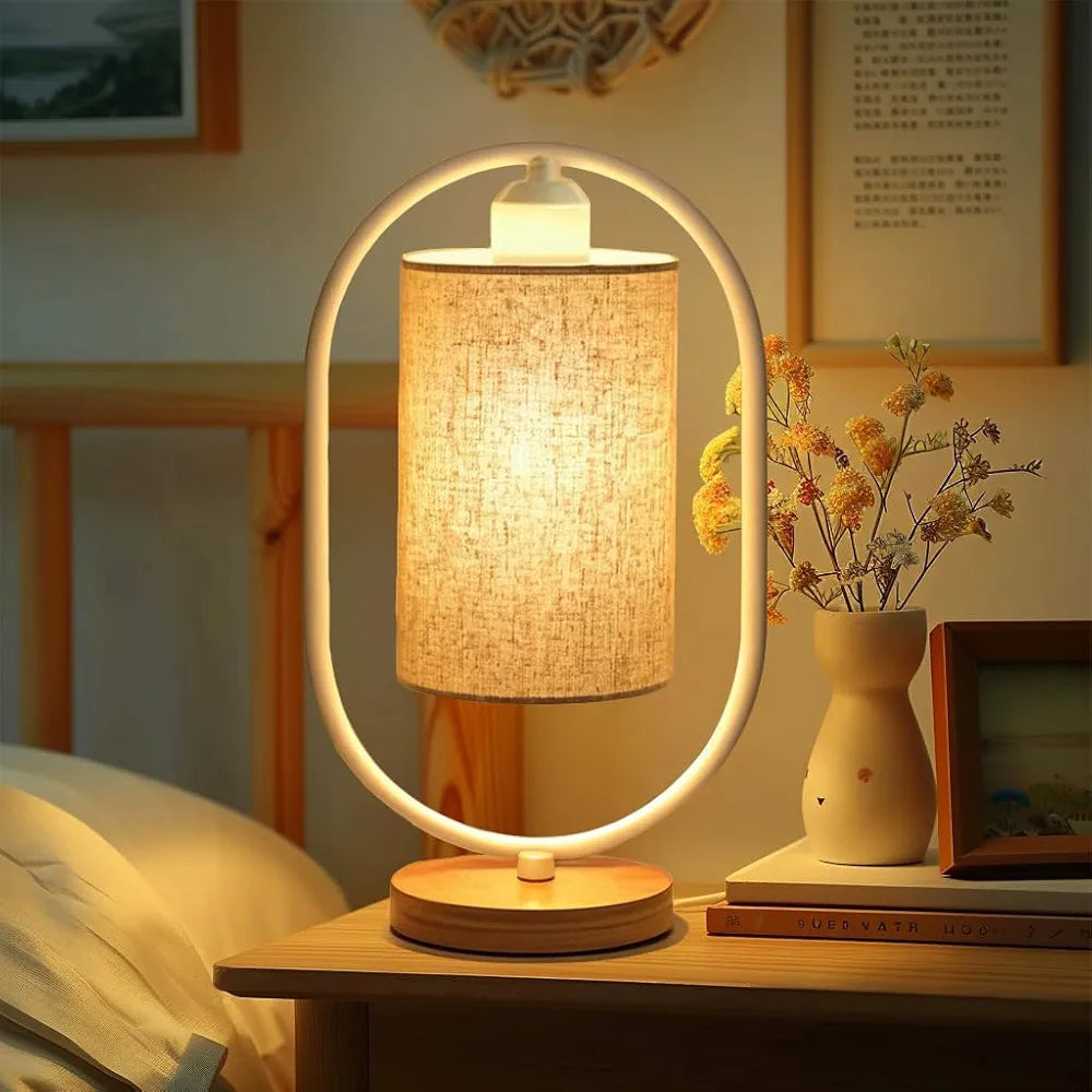 Modern Oval Shape Bedside Lamp for Living Room