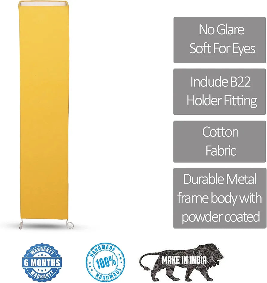 The Light Shadow Cotton Fabric Floor Lamp