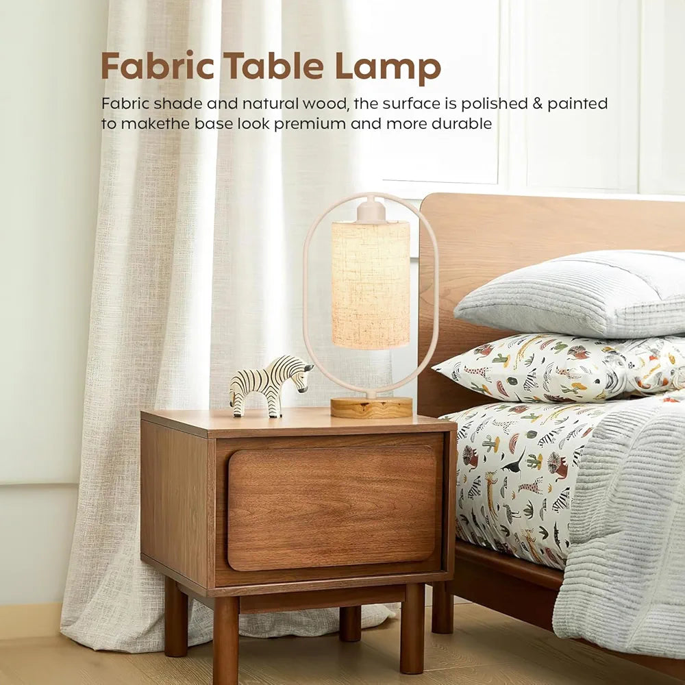 Modern Oval Shape Bedside Lamp for Living Room
