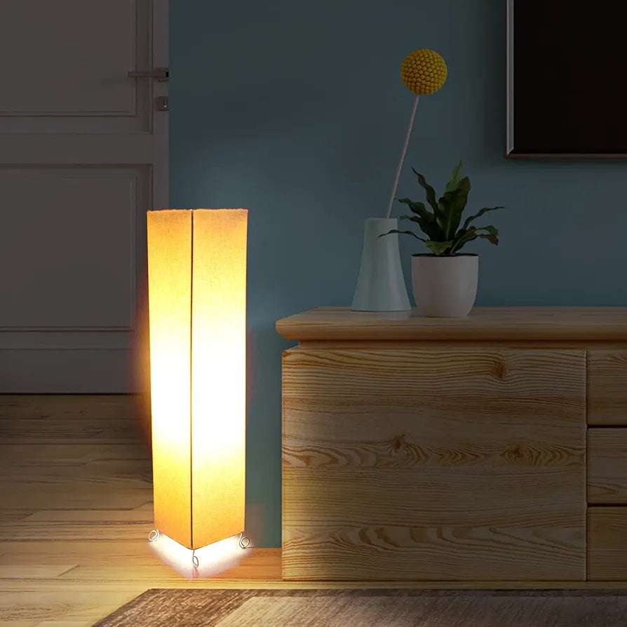 The Light Shadow Cotton Fabric Floor Lamp