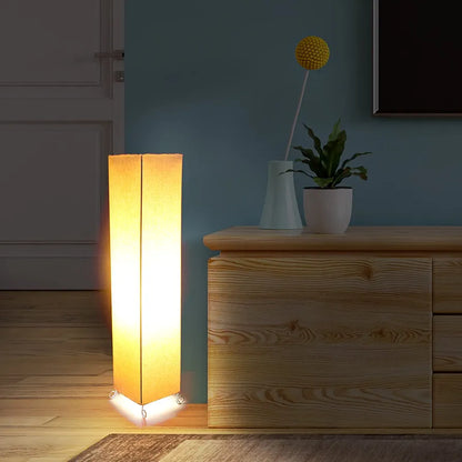 The Light Shadow Cotton Fabric Floor Lamp