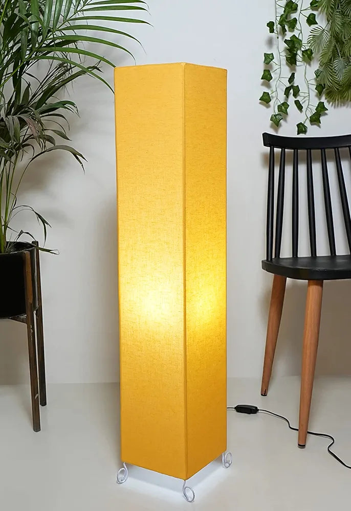 The Light Shadow Cotton Fabric Floor Lamp
