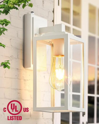 2 Pack Outdoor Light Fixture Wall Lighting Lantern Anti-Rust Porch Lights