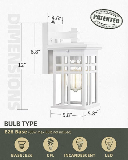 Outdoor Porch Lights Wall Mount - Modern Outside Lights for House
