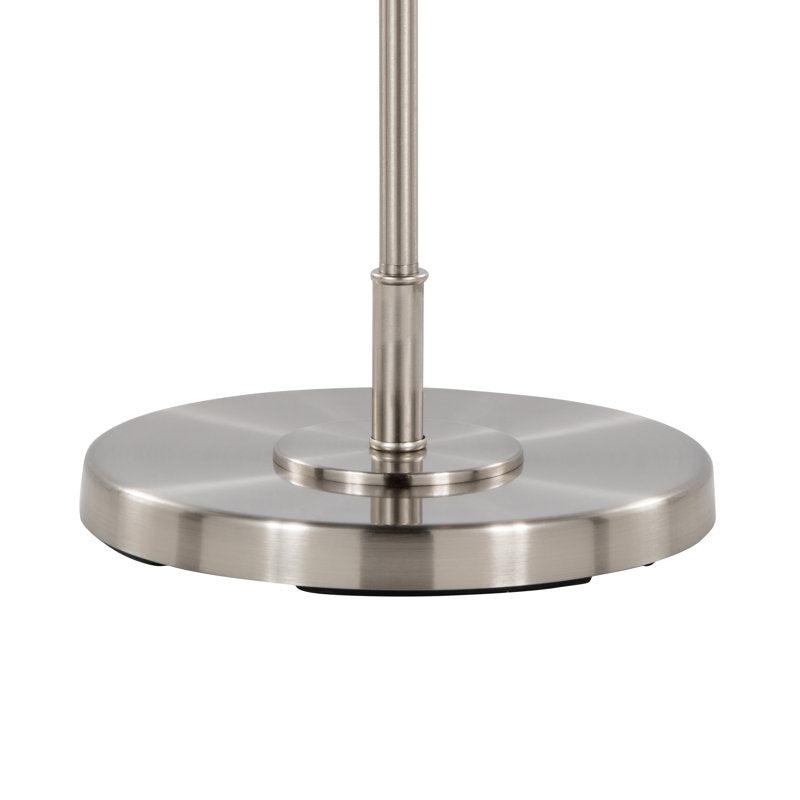 Batesville Nickle Finished Arched Floor Lamp