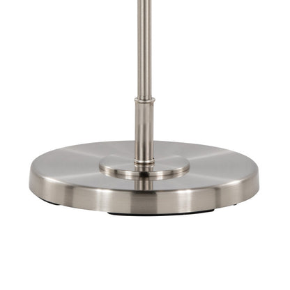 Batesville Nickle Finished Arched Floor Lamp