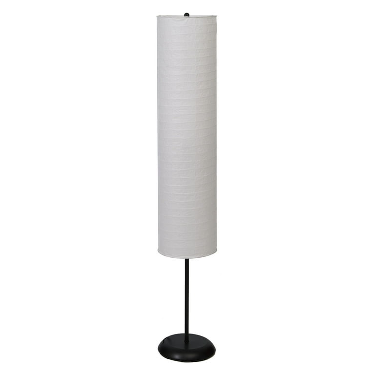 Bohemian Collapsible Floor Lamp, with Ricepaper Ivory Shade