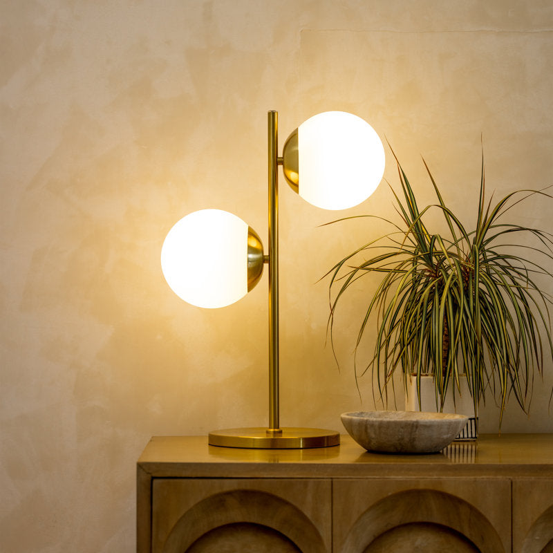 Sphere Double Moon Light Table & Desk Lamp