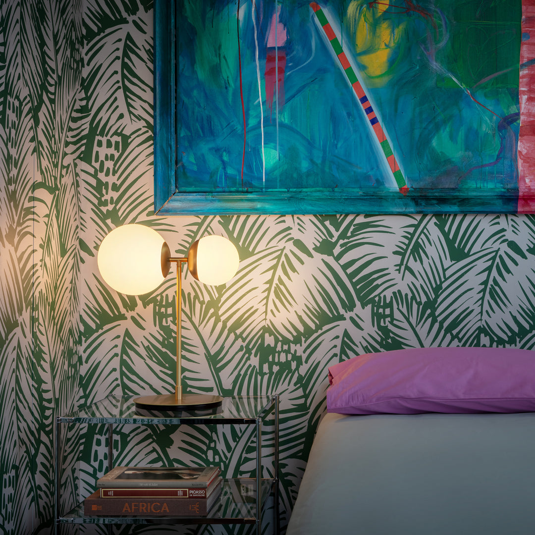 Biba Table & Desk Lamp With Double Globe Lights