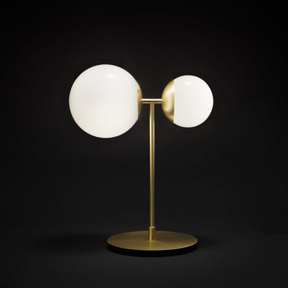 Biba Table & Desk Lamp With Double Globe Lights