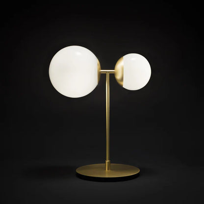 Biba Table & Desk Lamp With Double Globe Lights