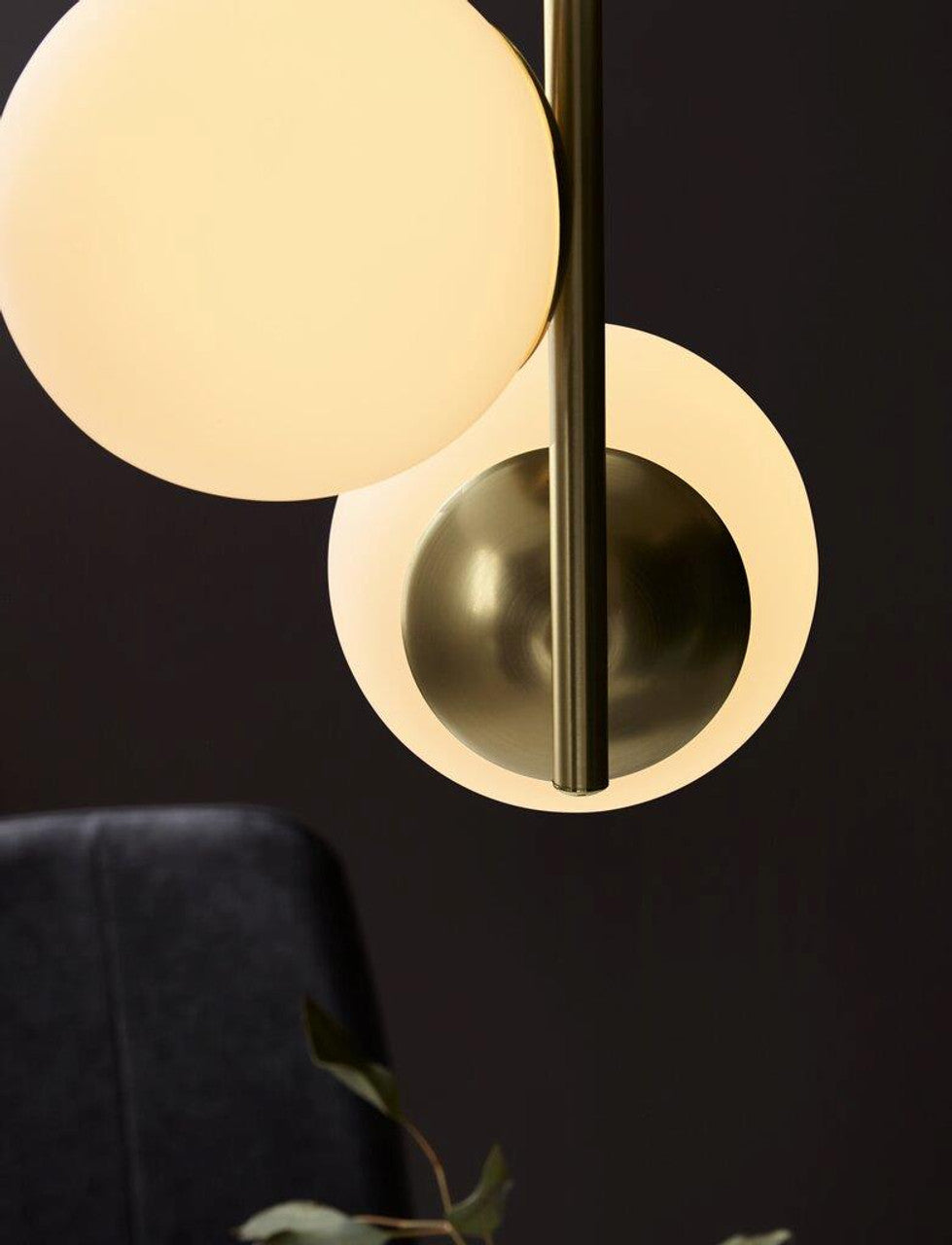 Snake Desigine Three Glass Hanging Light For Living Room Hotel Decoration