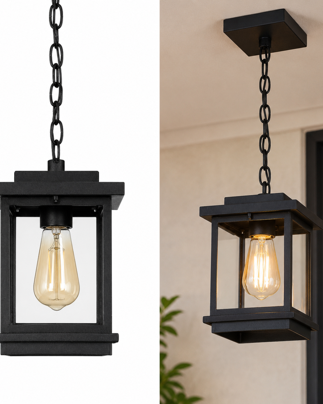 Astera Outdoor Lantern Pendant Lamp