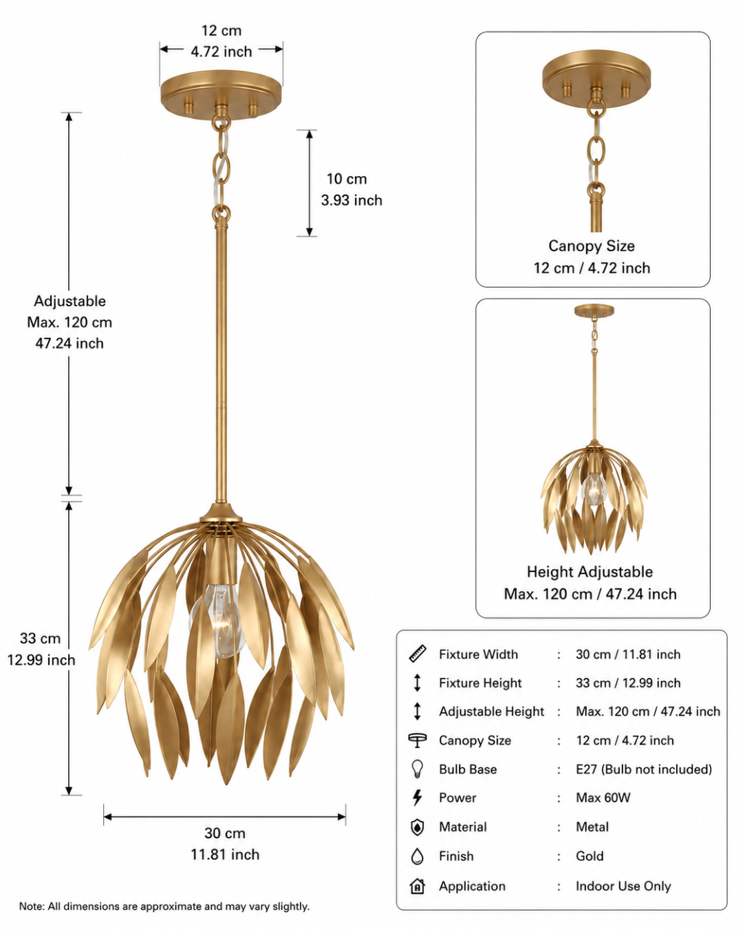 Aurora Bloom Pendant Light