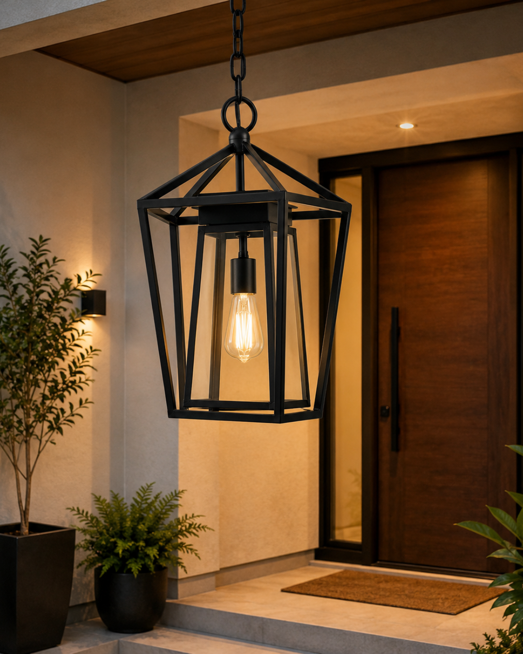 IronNest Glass Lantern Pendant