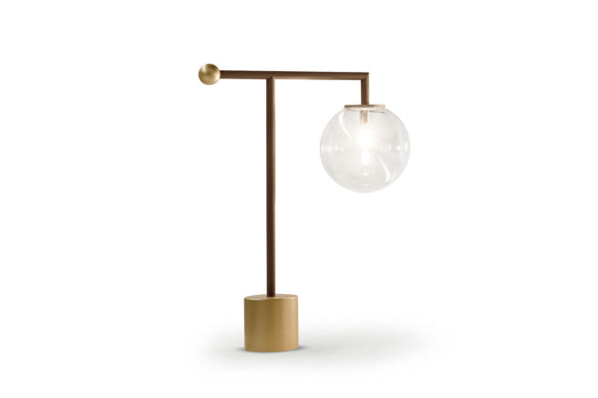 Bardot Clear Glass Shade Table Lamp