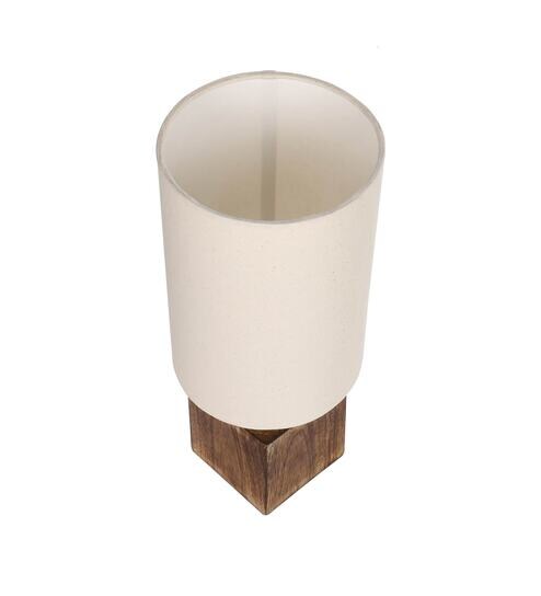 Marsham Table With With Round Fabric Shade