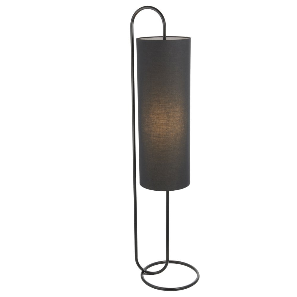 Decorative Large Round Shade Graceful Curve Floor Lamp
