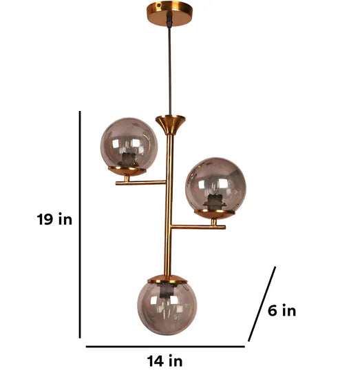 Demarius Gold Iron Hanging Light