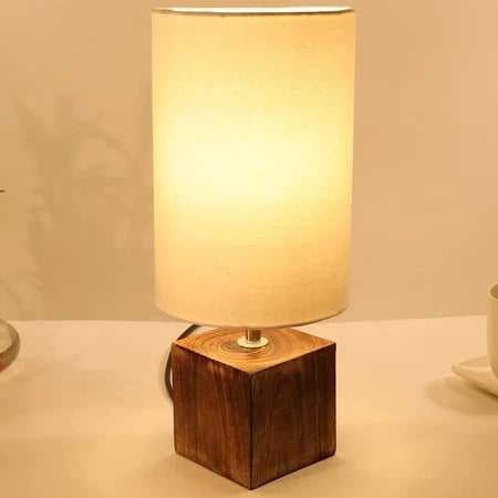 Marsham Table With With Round Fabric Shade